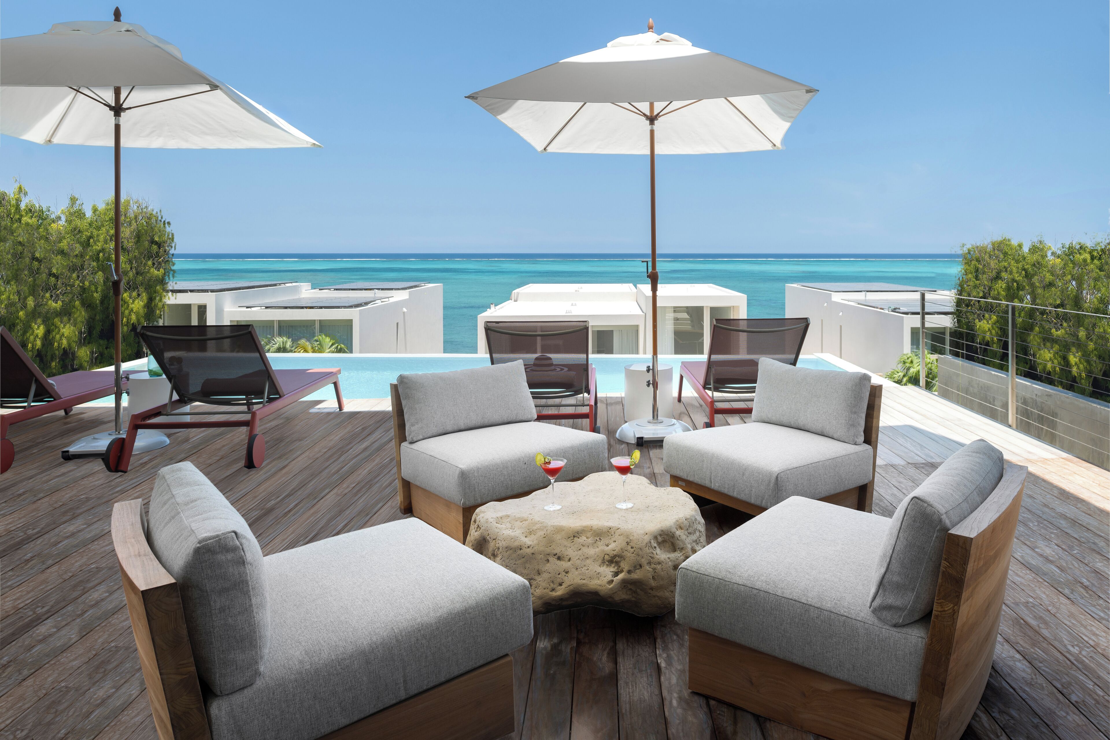 Hus, 4 soverom, havutsikt (North Shore) | Safe på rommet, individuelt dekorert og individuelt innredet