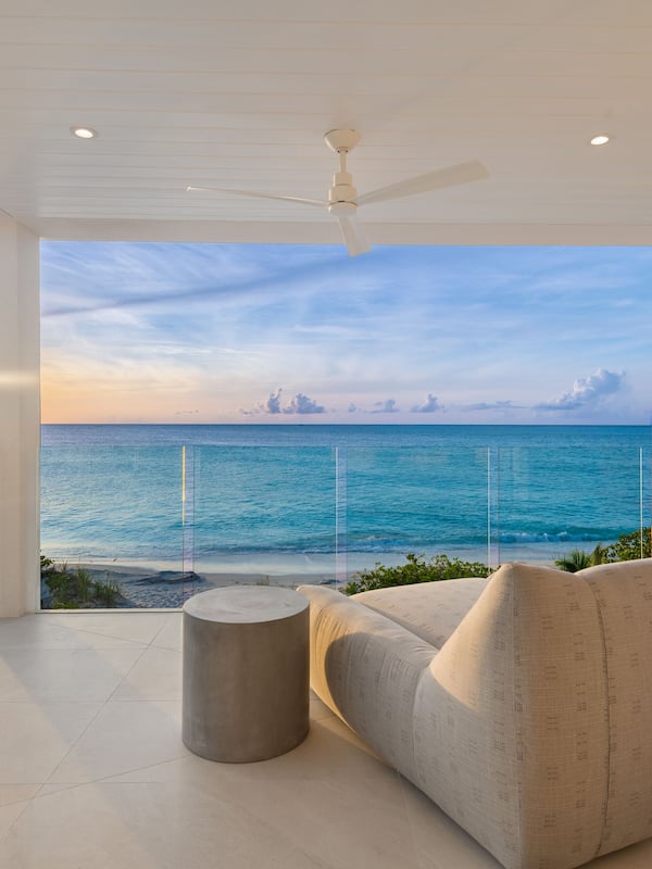 Grace Bay 5 Bedroom Beach Front Villa | Balcony view