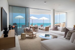 ハウス 4 ベッドルーム オーシャンフロント (North Shore) | セーフティボックス (室内)、客室ごとに異なる装飾、客室ごとに異なるインテリア、アイロン / アイロン台