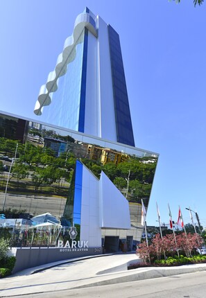 Façade de l’hébergement