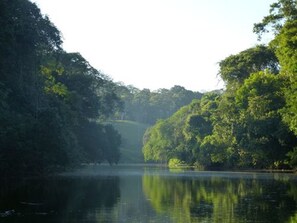 Blick von der Unterkunft