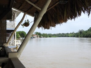 View from room - Hotel Luna Del Rio (El Castillo)