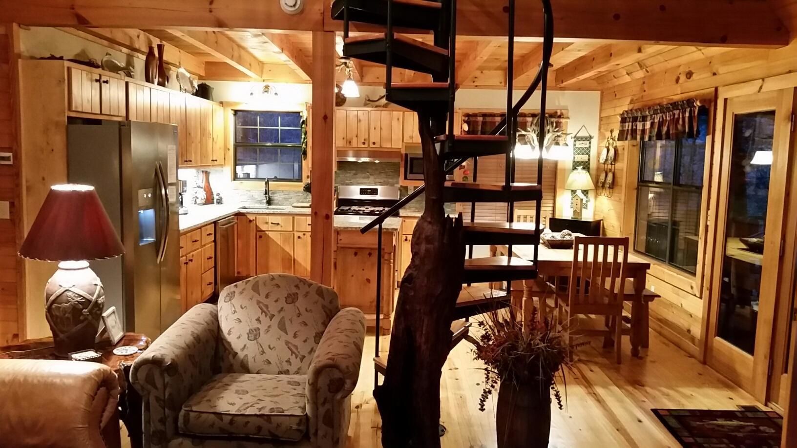 Apartment | Living area | TV, fireplace