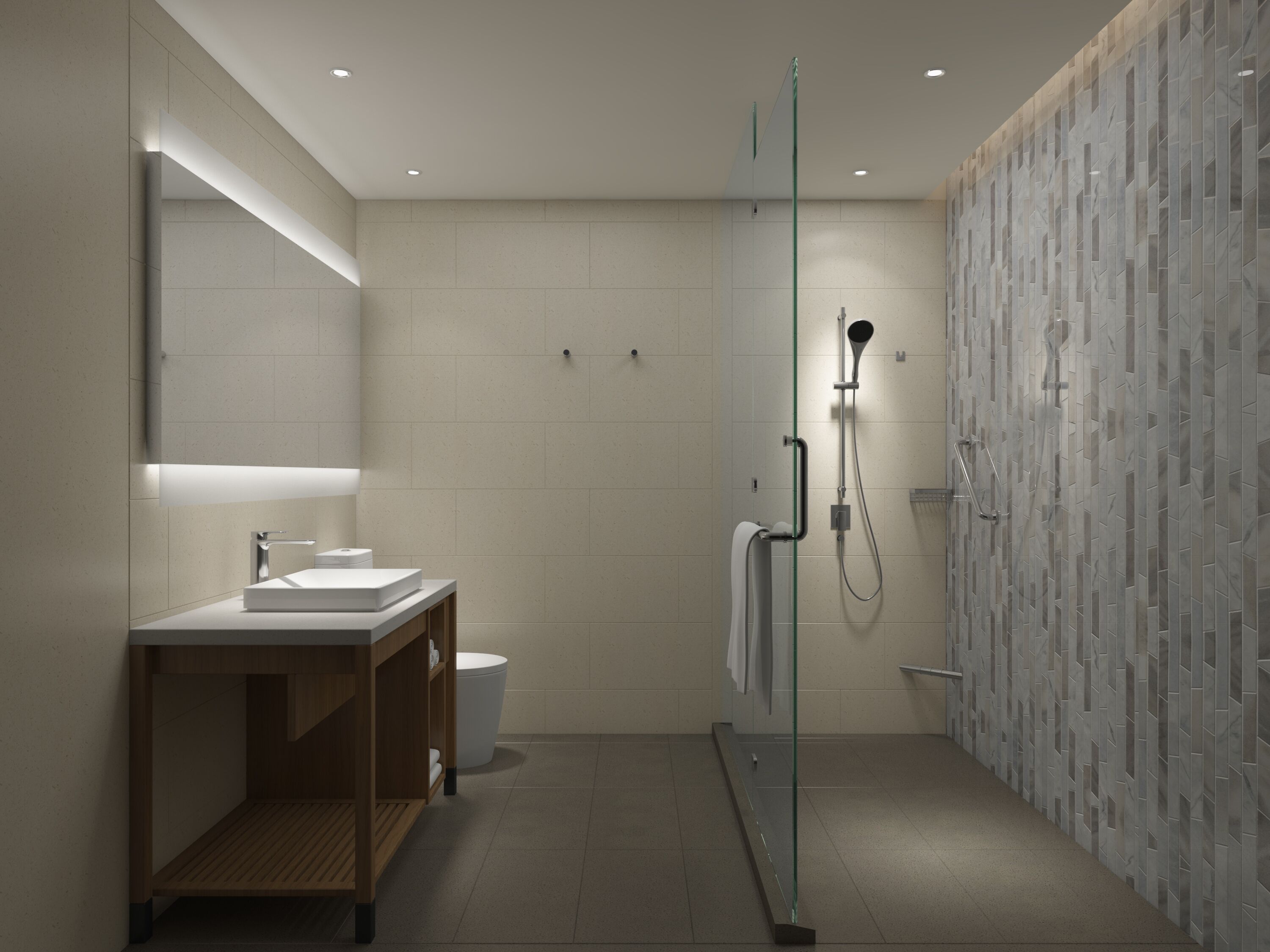 Artículos de higiene personal de diseño, secador de pelo y albornoces