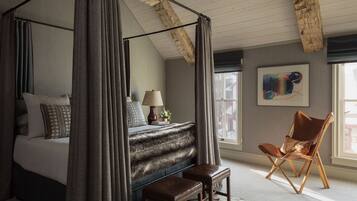 Premium bedding, pillowtop beds, individually decorated