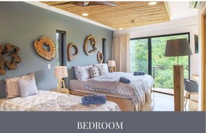 Villa | 2 Schlafzimmer, Schreibtisch, Verdunkelungsvorhänge