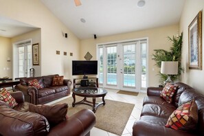 House (7 Bedroom, 6 Bathroom - 7905) | Living room | TV - Formosa Gardens Homes by Atlas VH (Kissimmee)