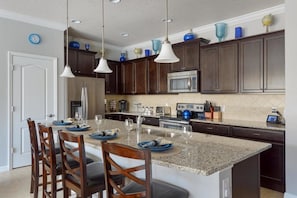 Townhome, 5 Bedrooms (4.5 Bathroom - 1994) | Private kitchen | Fridge, microwave, oven, stovetop - Windsor at Westside Homes by Atlas VH (Kissimmee)