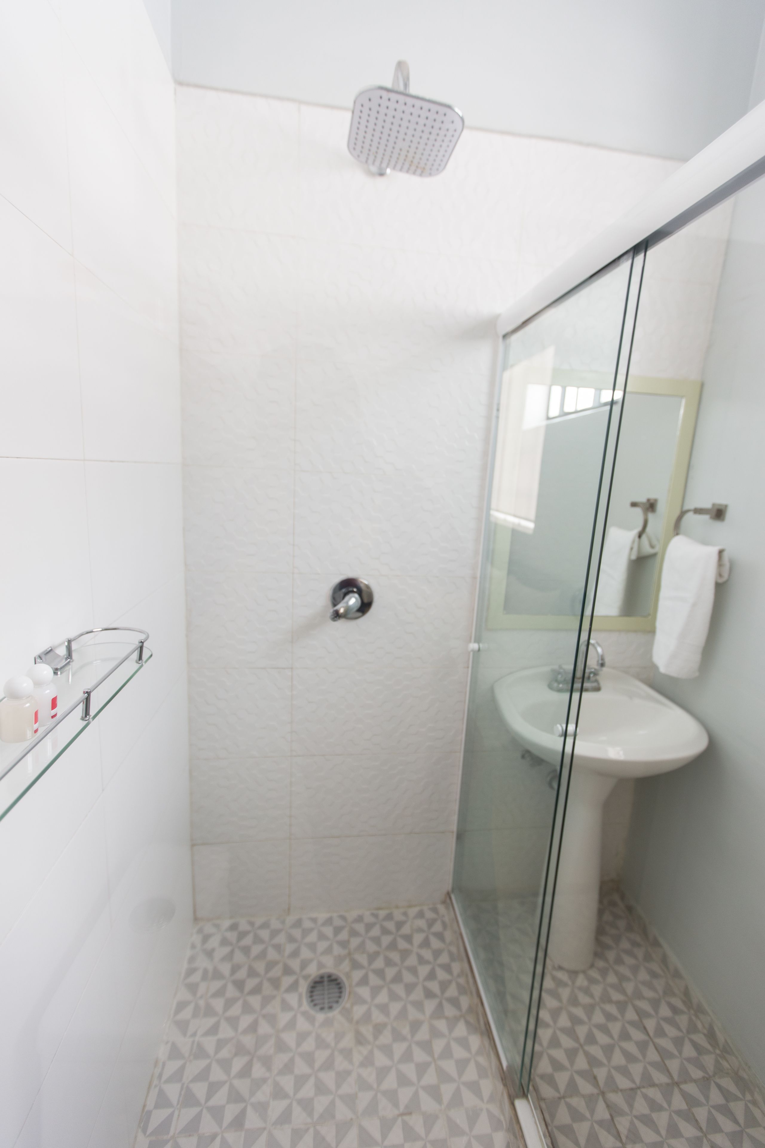 Regadera en el baño