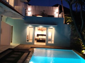 Design Villa, 3 Bedrooms, Smoking | Terrace/patio - Villa Oceana 1 (Legian)
