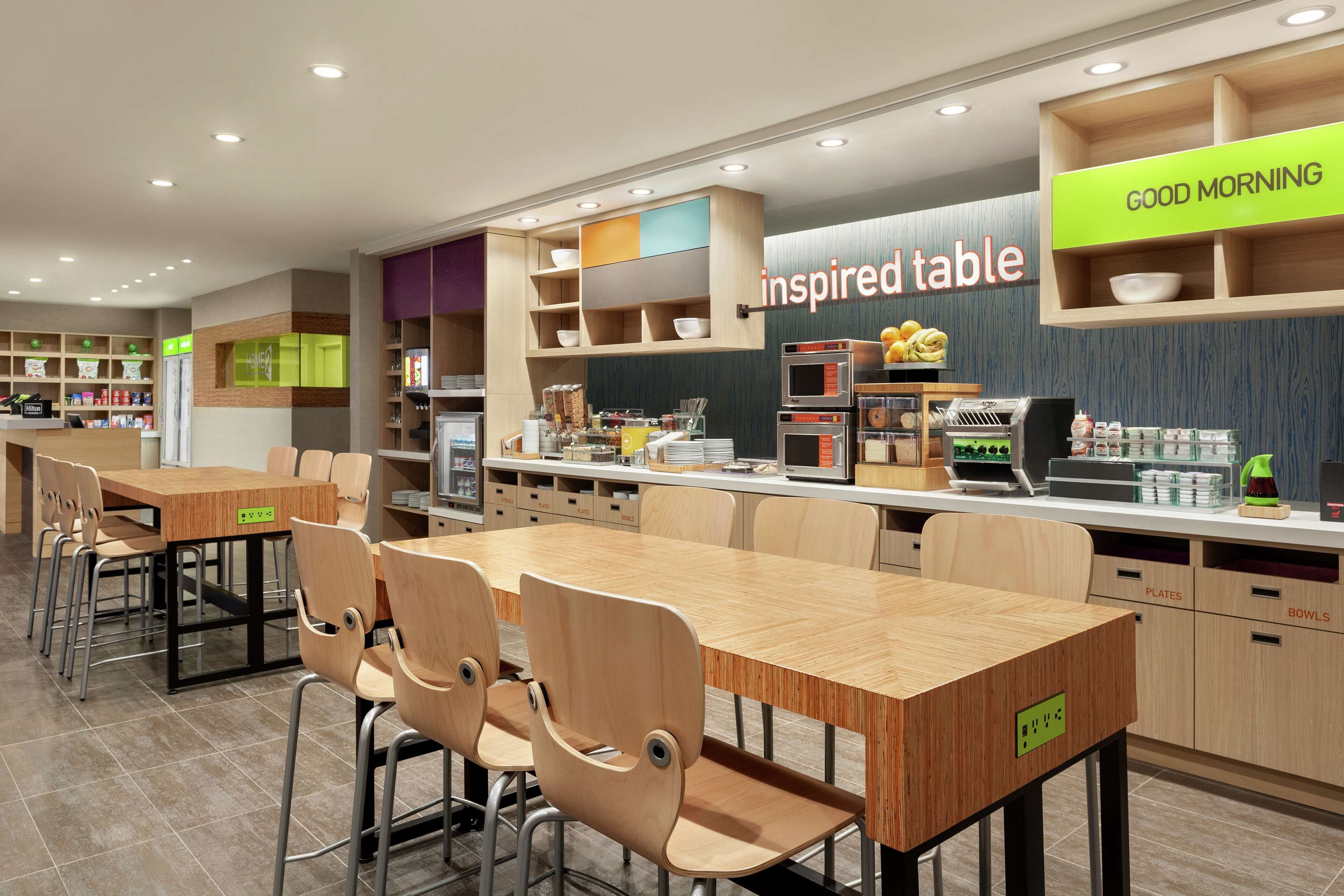 Free daily on-the-go breakfast 