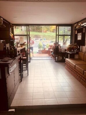 Blick von der Unterkunft