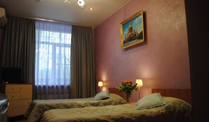 In-room safe, blackout curtains, iron/ironing board, rollaway beds