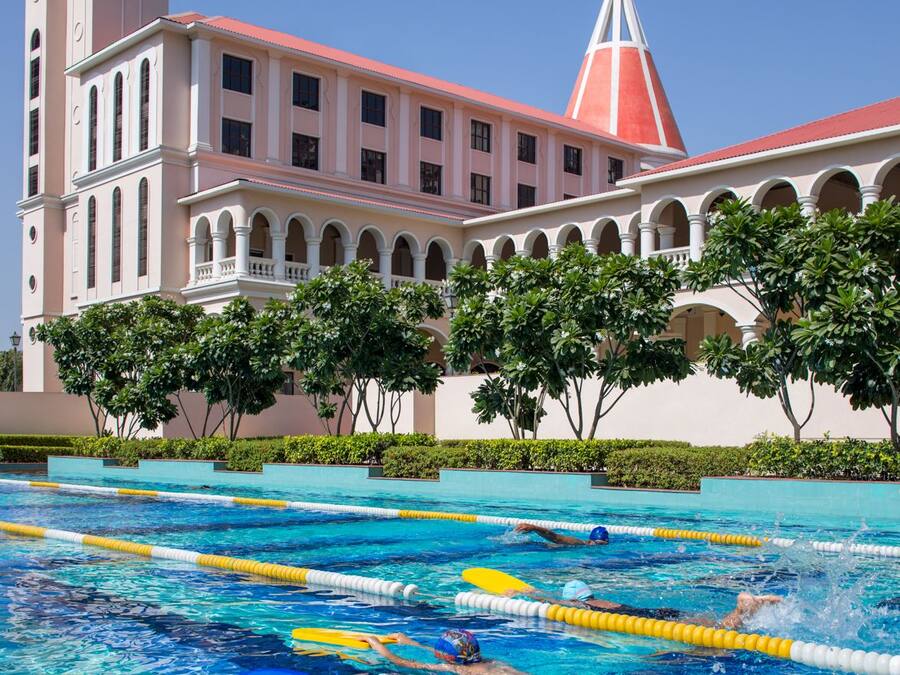 Seasonal outdoor pool