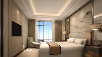 套房, 1 間臥室 (Living Area) | 1 間臥室、客房內保險箱、隔音、熨斗/熨衣板