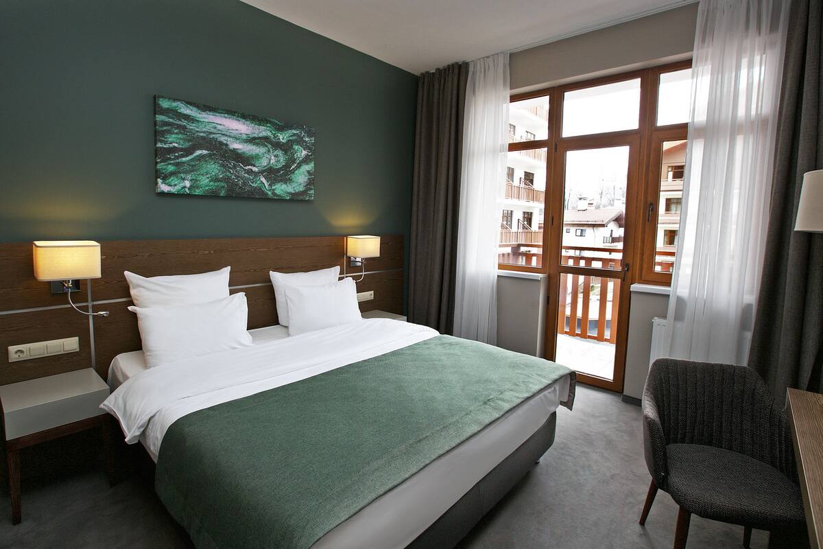 Superior Double Room, Balcony, City View | In-room safe, desk, iron/ironing board, free WiFi