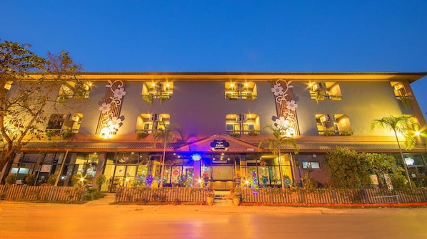 Front of property – evening/night