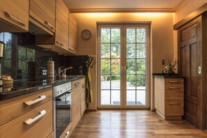 Appartement (4) | Cuisine privée | Grand réfrigérateur, four, plaque de cuisson, lave-vaisselle