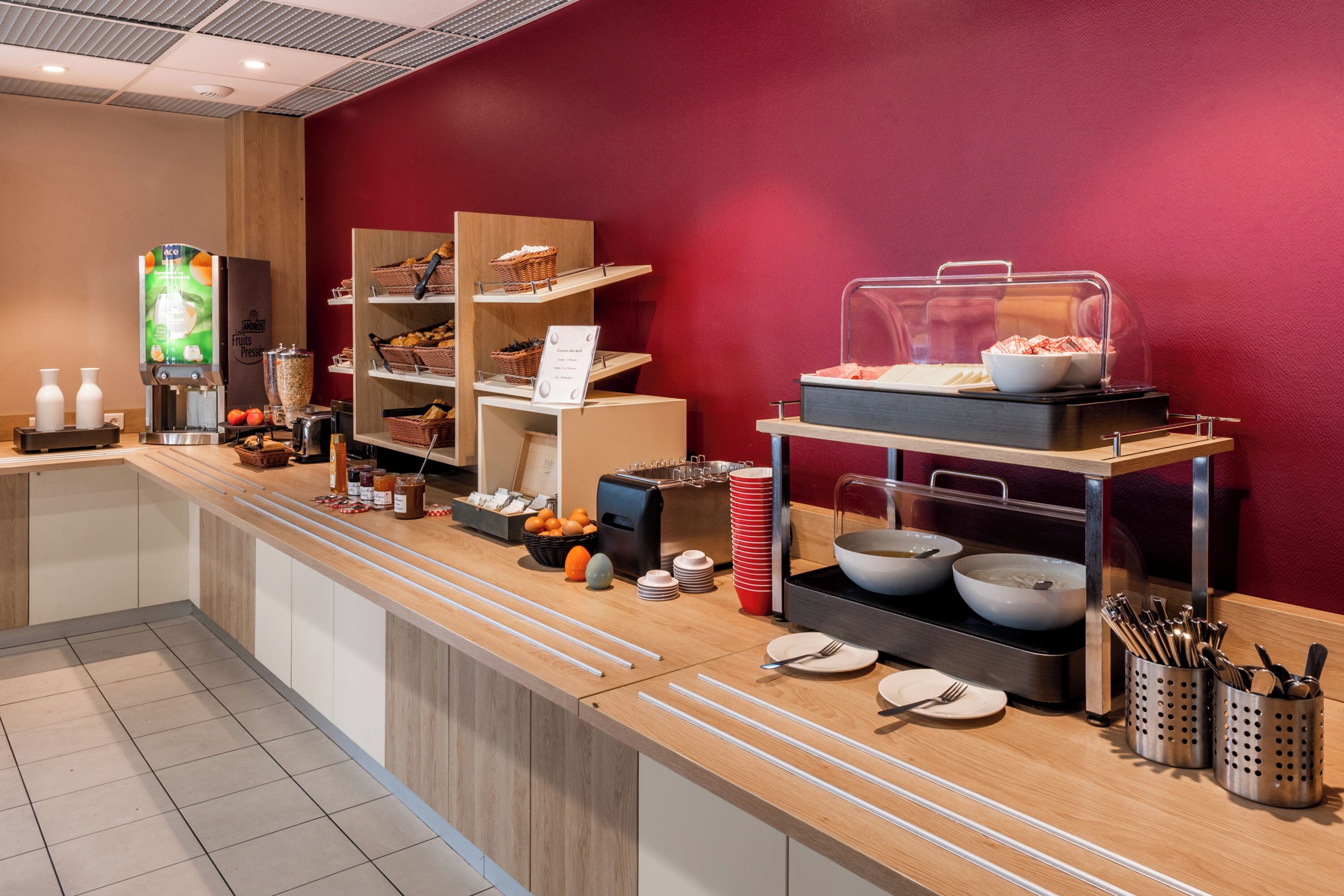 daily buffet breakfast (eur 9.90 per person)