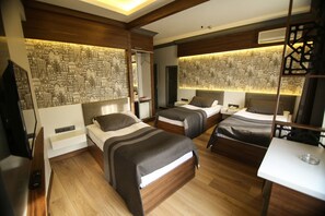 Minibar, desk, blackout curtains, soundproofing