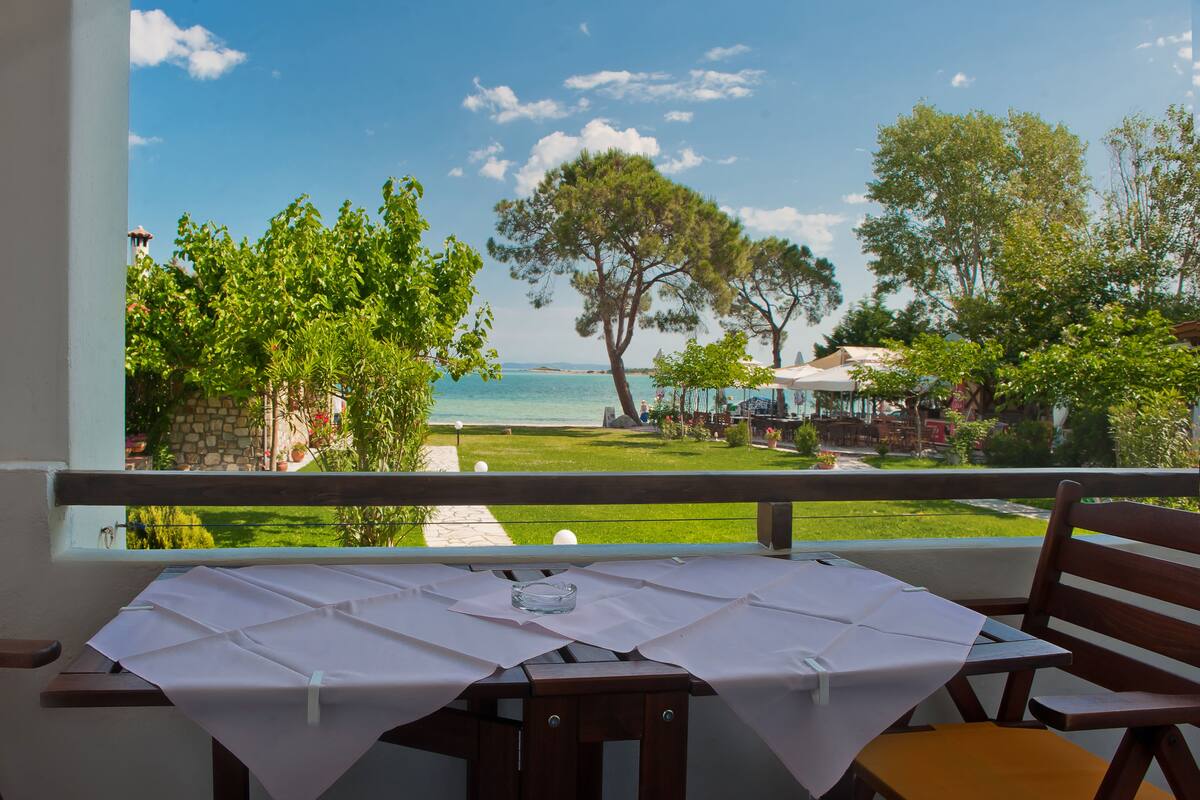 Family Apartment, 1 Bedroom, Sea View, Beachfront | Balcony