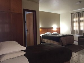Minibar, escritorio, espacio para trabajar con laptop y wifi gratis 
