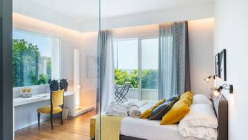 Doppia Standard, balcone | 1 camera, biancheria da letto di alta qualità, copriletto in piuma