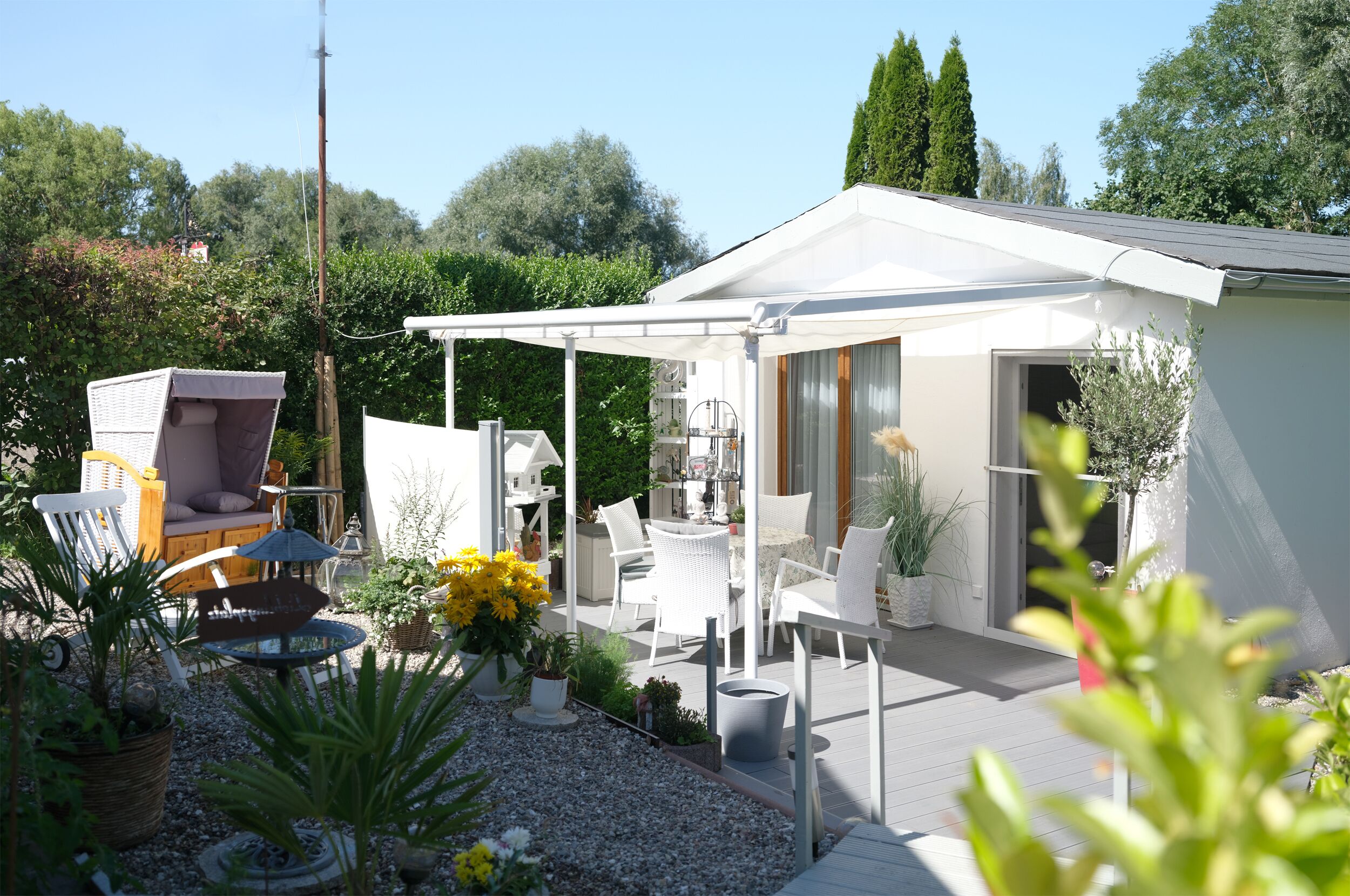 ferienbungalow oase, tarnewitzer straße 15 | terrace/patio