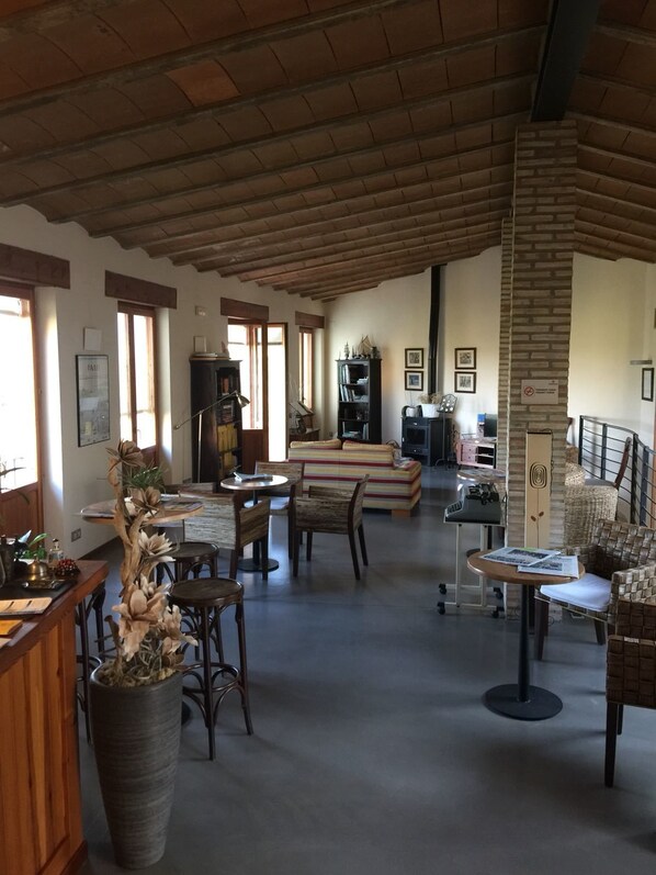 Lobby sitting area