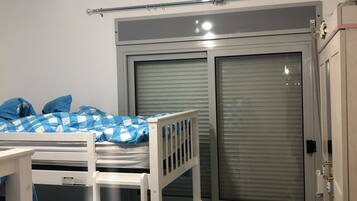 Apartment, 2 Bedrooms | 2 bedrooms, iron/ironing board, bed sheets