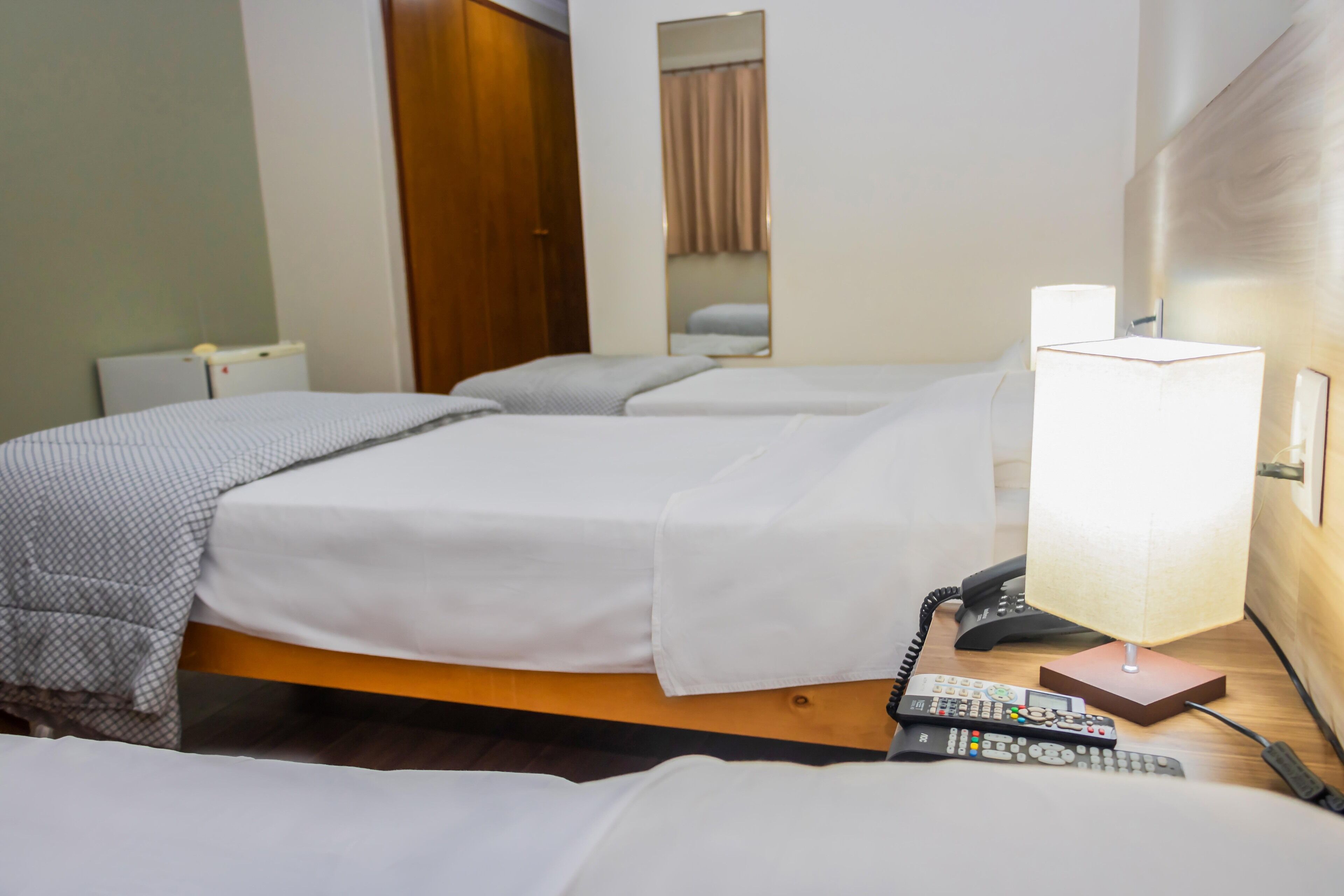 triple room, 3 single beds, non smoking | minibar, desk, blackout curtains, free wifi