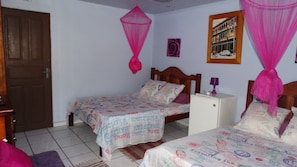 Family Quadruple Room, Multiple Beds | In-room safe, iron/ironing board, free WiFi, bed sheets - Hotel Tsankara (Oiapoque)