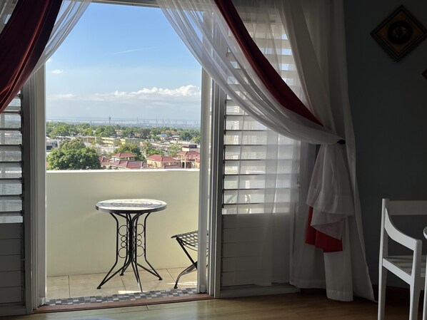 Panoramic Studio Suite, 1 King Bed, Non Smoking | Terrace/patio