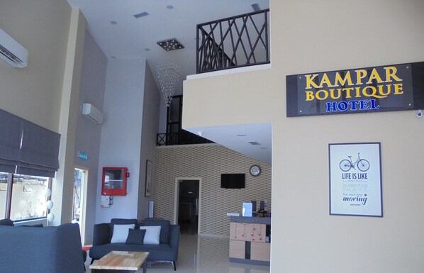 Sala de estar en el lobby