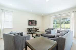 Premium Suite, Multiple Beds, Non Smoking | Living room | Plasma TV - New House, Near Disney, Private Pool (Kissimmee)