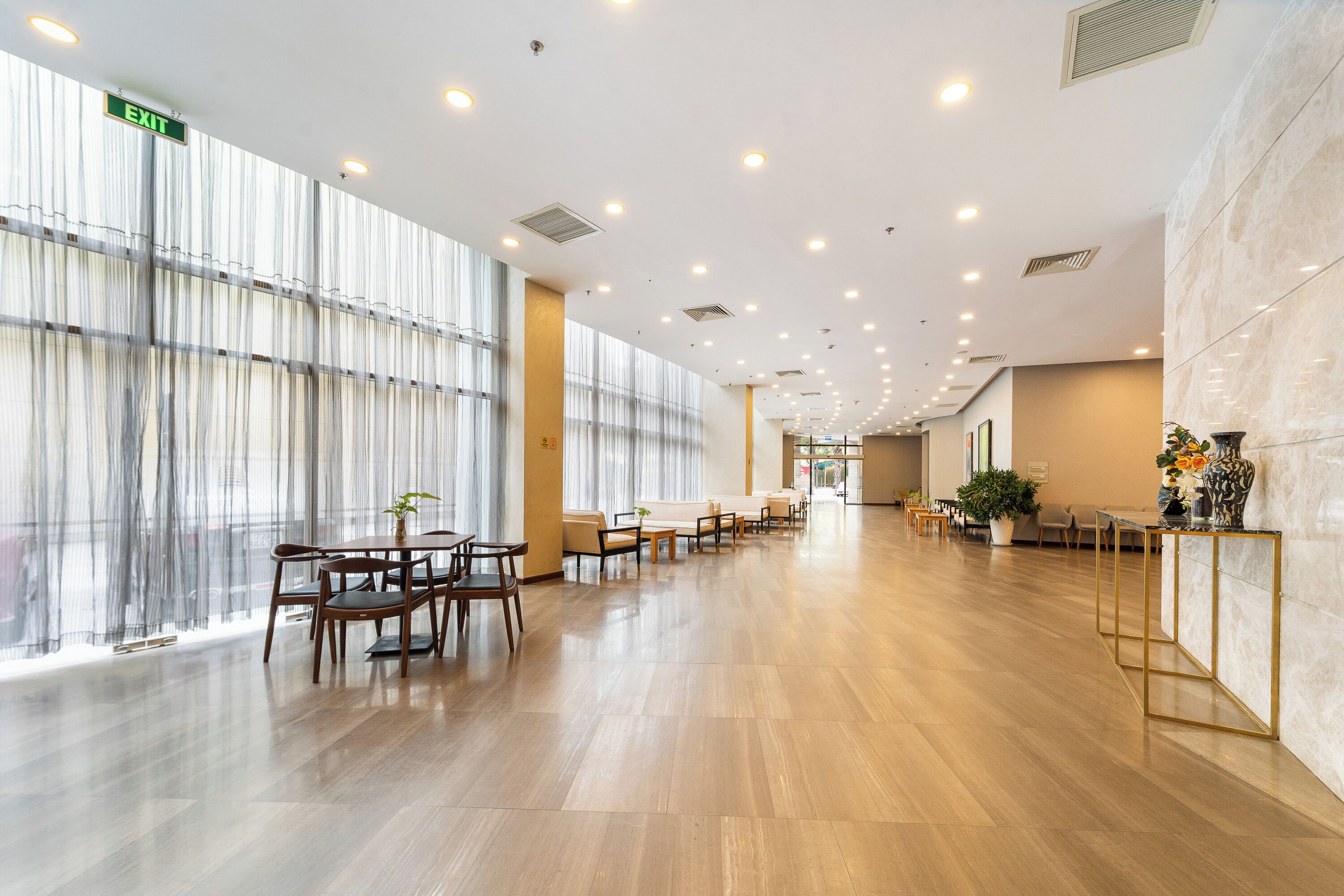 Sala de estar en el lobby