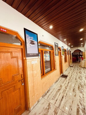 Deluxe Double Room | Terrace/patio - New Basera Hotel (Ukhimath)