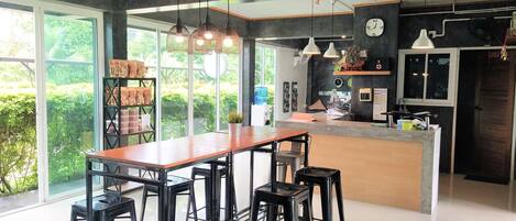 Sala de estar en el lobby