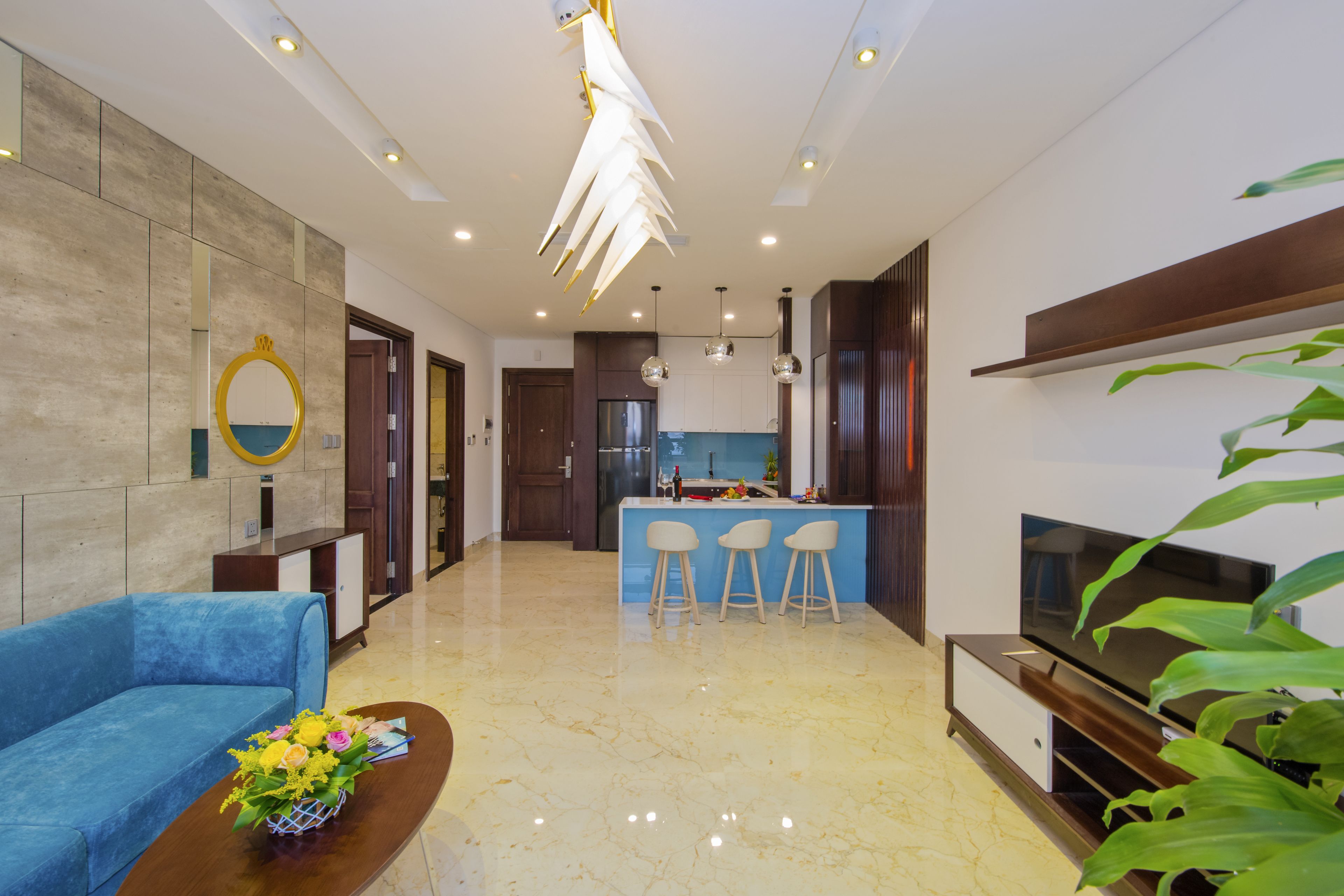 luxury suite, bathtub, ocean view | 1 bedroom, premium bedding, minibar, in-room safe