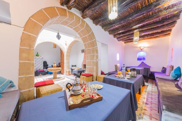 Lobby lounge - Riad Aylal (Essaouira)