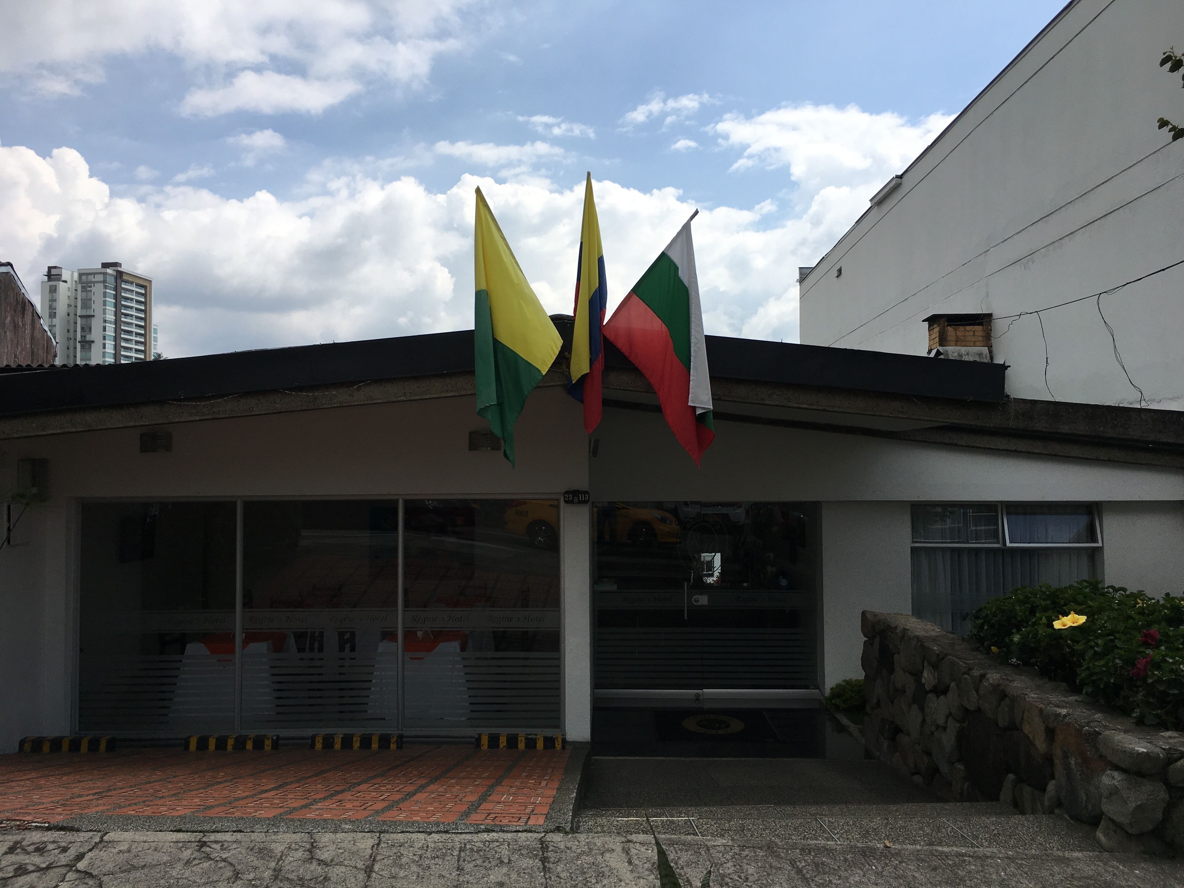 Fassade der Unterkunft