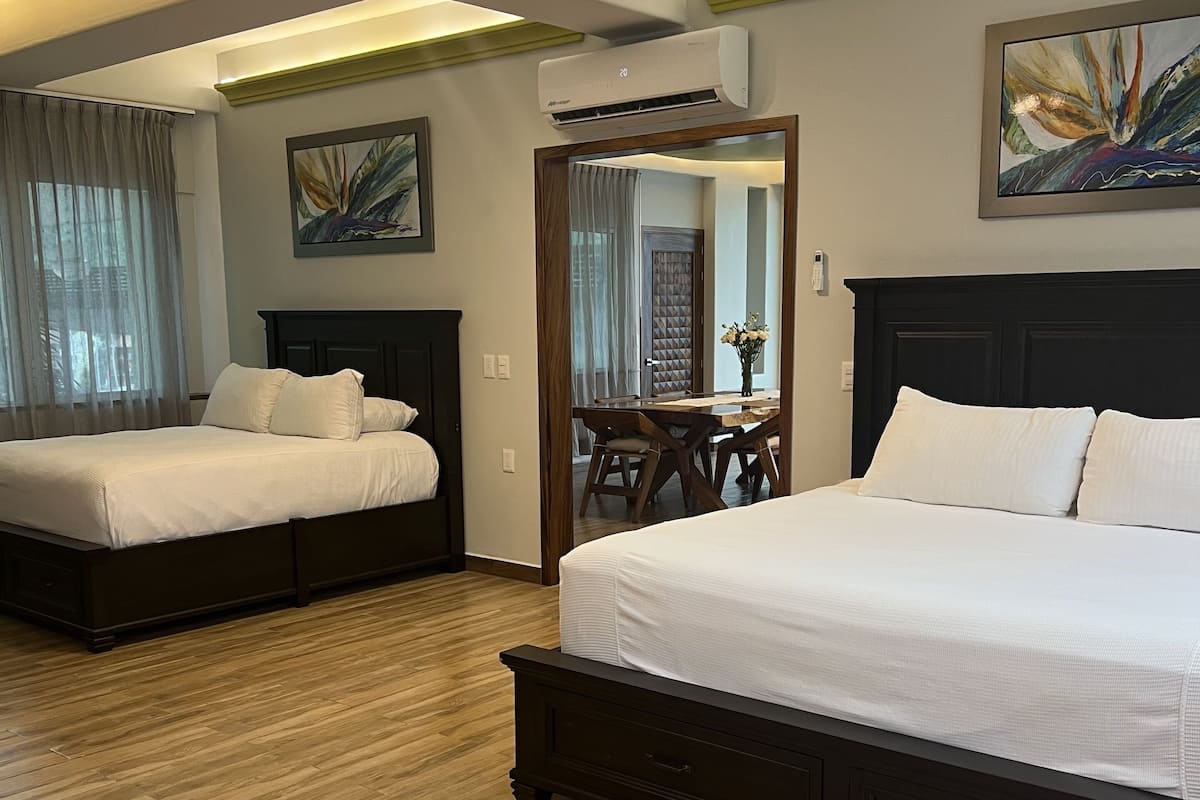 Egyptian cotton sheets, premium bedding, down duvets, pillow-top beds