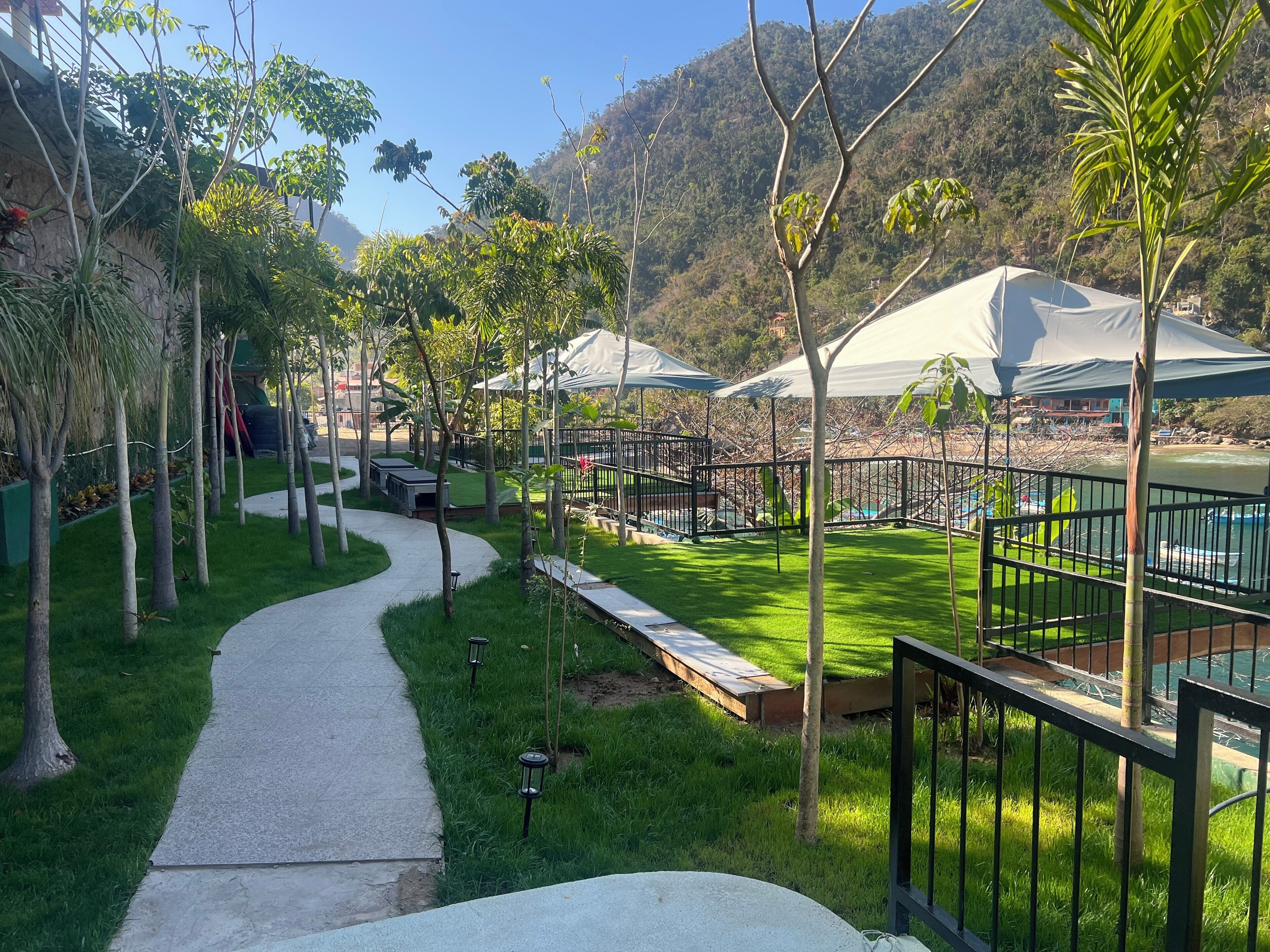 outdoor wedding area