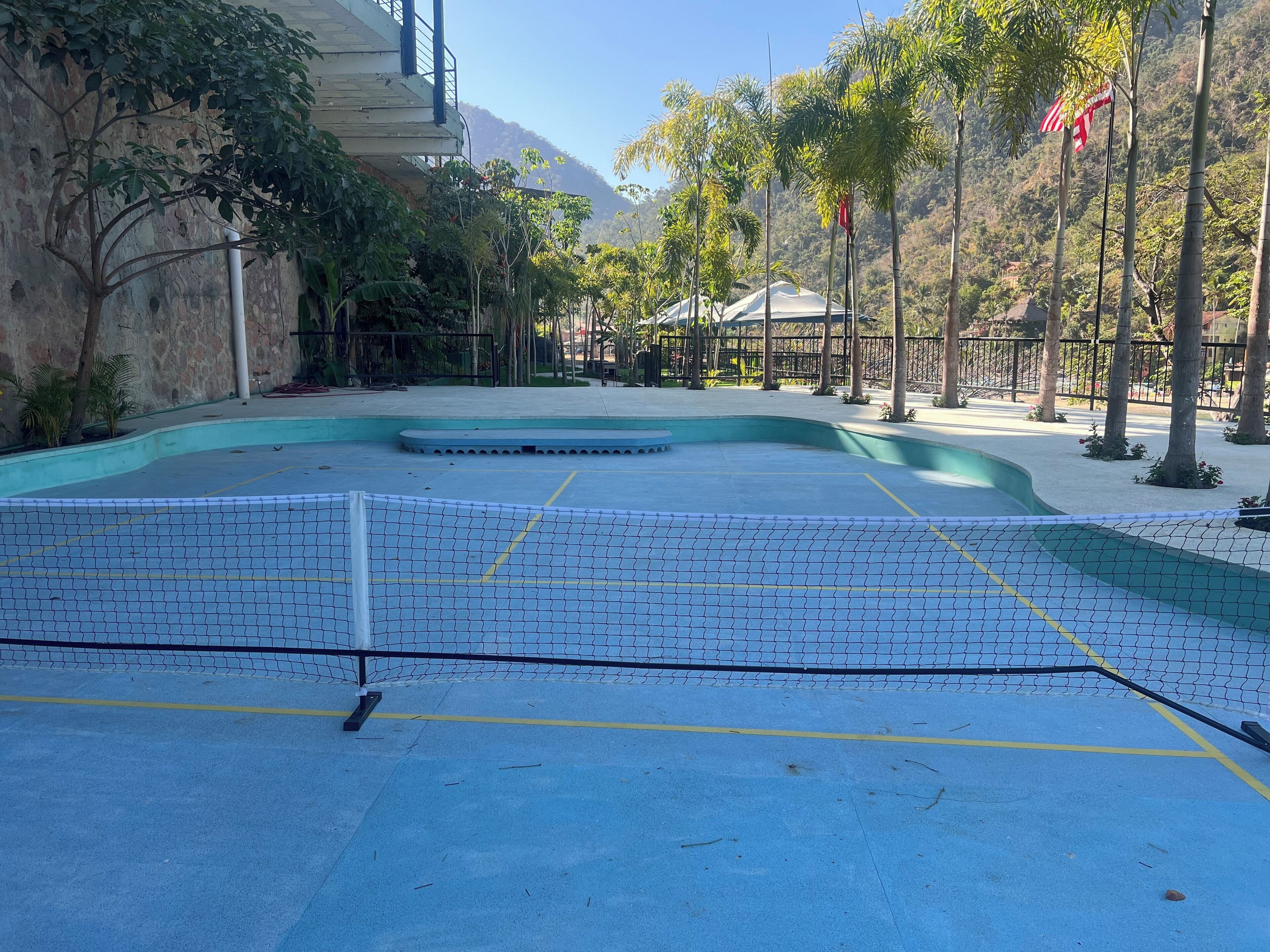 outdoor wedding area