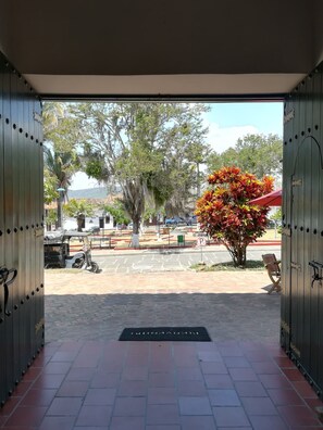Interior entrance