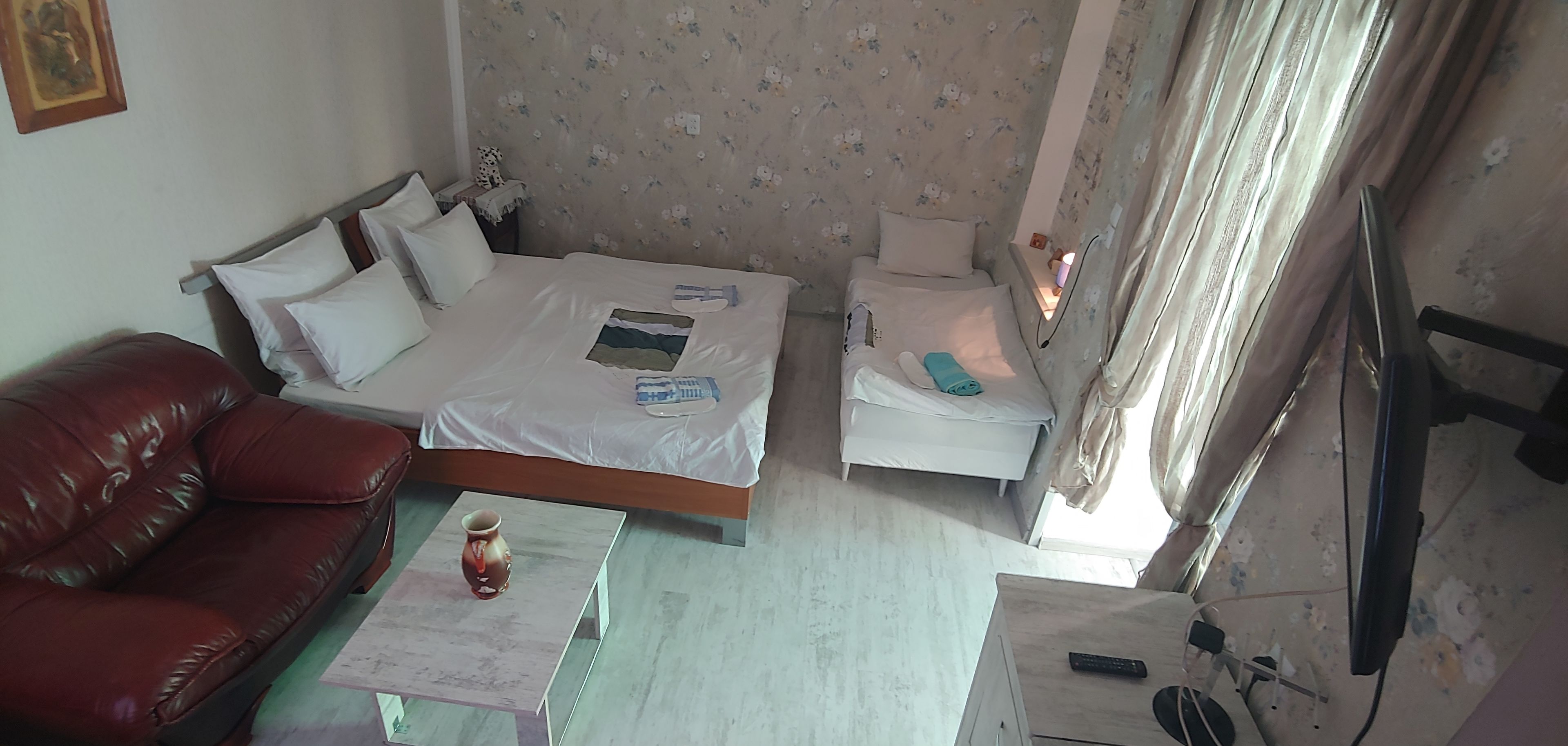 Apartment, 1 Katil Raja (King) dengan Katil Sofa, Non Smoking | Cadar kapas Mesir, peralatan tempat tidur premium 