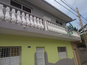 Blick von der Unterkunft