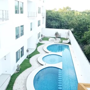 Outdoor pool - Apartamento 1 (Cancun)