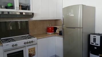 Villa, 2 Bedrooms, Private Pool | Private kitchenette | Fridge, microwave, stovetop, coffee/tea maker