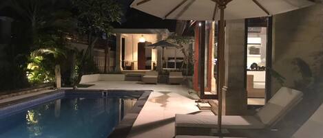 Villa, 2 Bedrooms, Private Pool | Terrace/patio